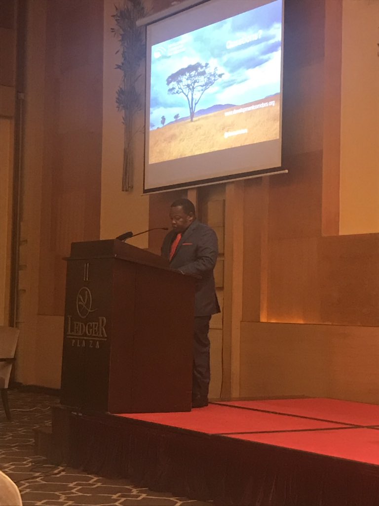 Deputy vice chancellor (Administration and Finance) of Sokoine University of Agriculture Professor speaking during the launching ofthe Development Corridors Project&nbsp;