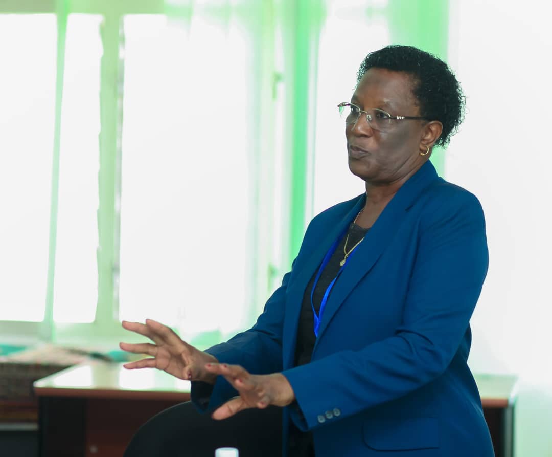 Principal Researcher of the (FETE) research project for Tanzania Prof. Joyce Kinabo speaking during the launch of the project