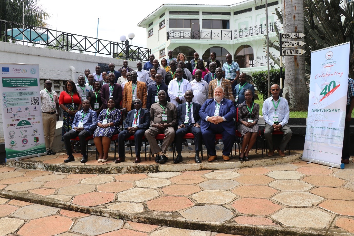 A group Photo after the Launch of the Interact Africa Project at Kisumu Kenya