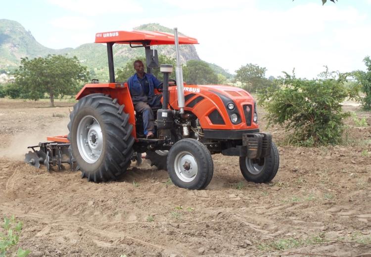 New Tractor in action