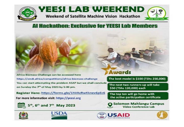 YEESI LAB WEEKEND:  Weekend of Satellite Machine Vision Hackathon [5th, 6th And 7th May, 2023]