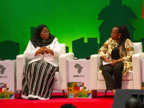 PRESIDENT SAMIA HASSAN EMPHASIZED THE USE OF ICT AND PRECISION IRRIGATION TECHNOLOGIES IN TANZANIA