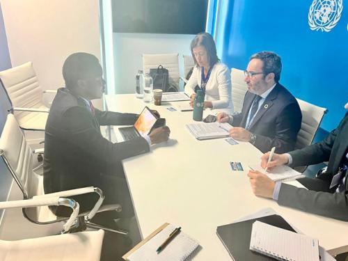 COP28: Minister Jafo and UNOPS Collaborate on Climate Solutions