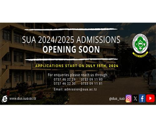 SUA 2024/2025 ADMISSIONS