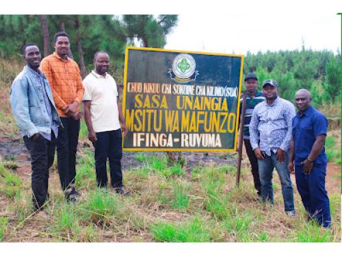 The Monitoring and Evaluation Team of the HEET Project Visits Ifinga Training Forest and Mizengo Pinda Campus