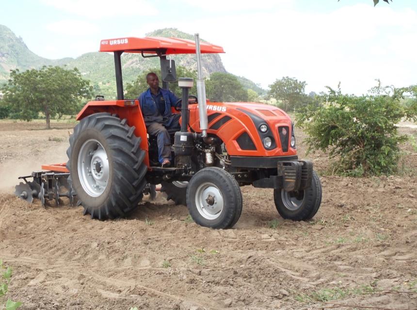 New Tractor in action