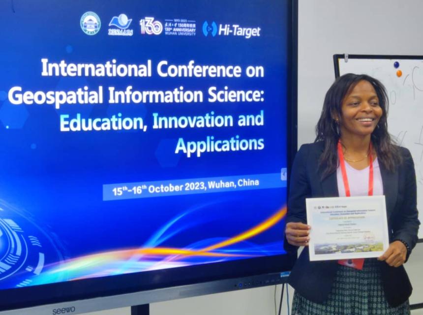 Dr Sumari at the 2023 International Conference on Geospatial Information Science: Education, Innovation, and Applications (GIS-EIA 2023) – Wuhan China