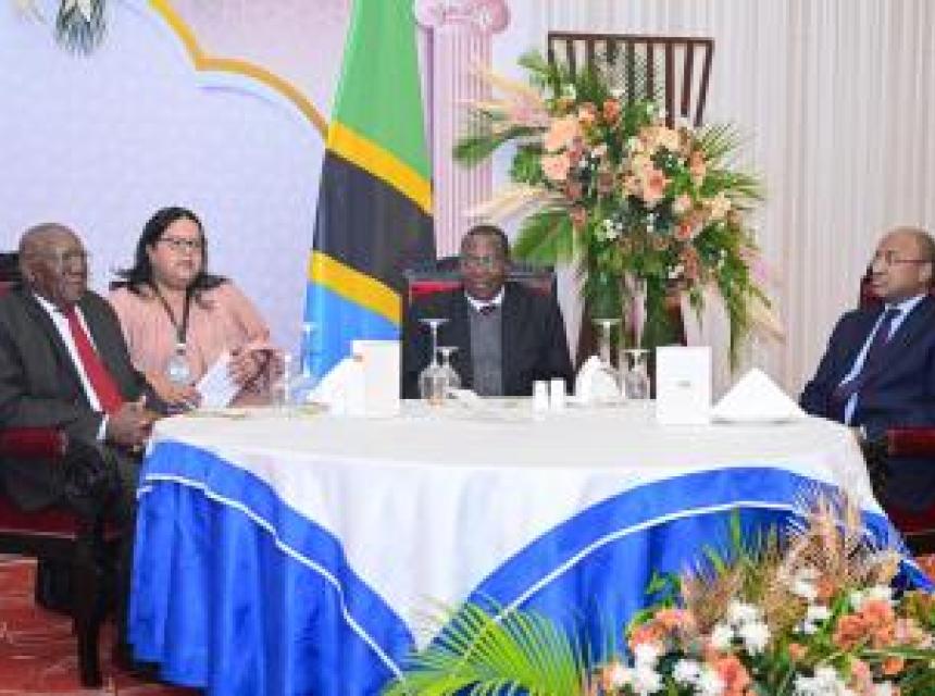 Vice President and His Visitors image.