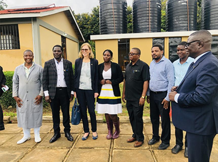 Hon. Tone Tinnes Impressed by the Department of Model Training Farm’s Contribution to Students and Community